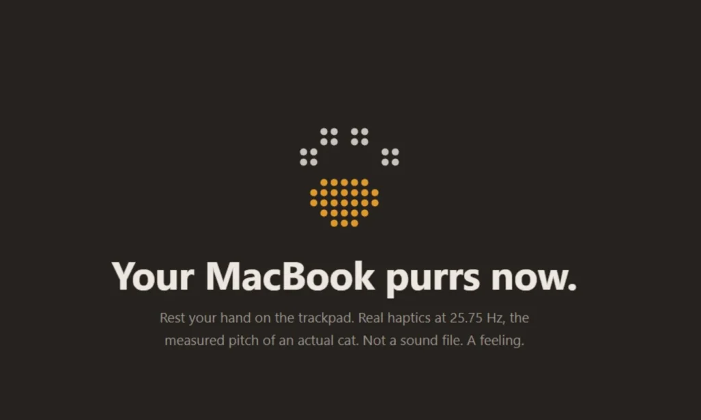 ทาสแมวต้องลอง! PurrPad เปลี่ยนแทร็กแพด MacBook ให้เหมือนมีแมวครางใต้ฝ่ามือ