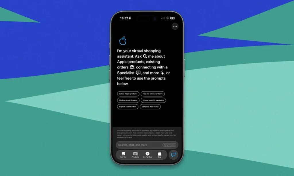 Apple ซุ่มทดสอบแชตบอต AI ช่วยเลือกซื้อ iPhone หรือ Mac