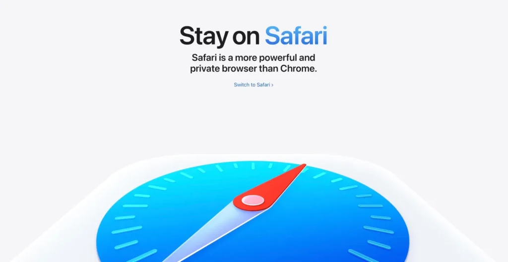 Apple เปิดแคมเปญ “Switch to Safari” ชูจุดเด่นเหนือ Chrome ทั้งเร็วกว่า ประหยัดแบต และเป็นส่วนตัวมากขึ้น