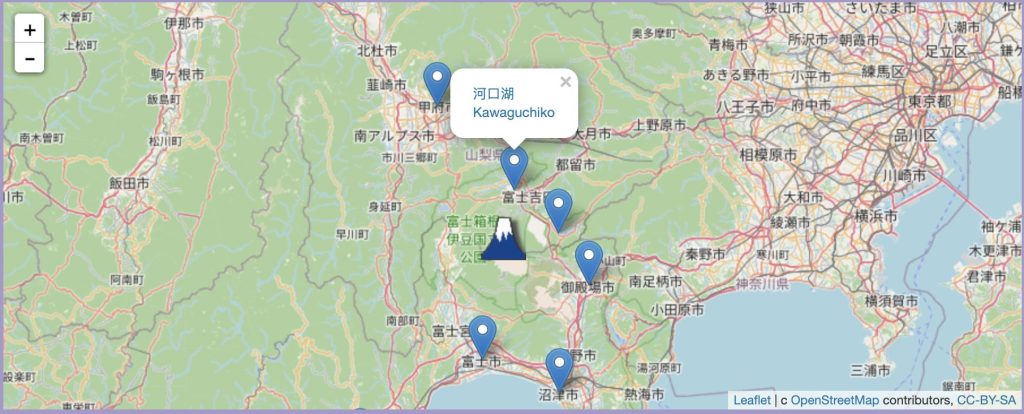 Fuji map